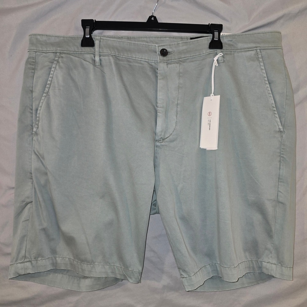 AG Adriano Goldschmied Wanderer Shorts 42 Mens Sage Green Slim Trouser 8.5"